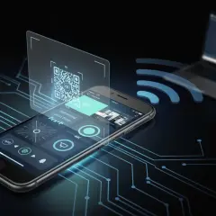 Kamera z telefonu na PC przez QR kod. Połączenie bezprzewodowe między urządzeniami.